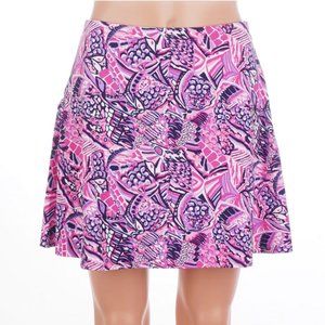 Ibkul Krista 16" Swing Skort Hot Pink/Candy Pink